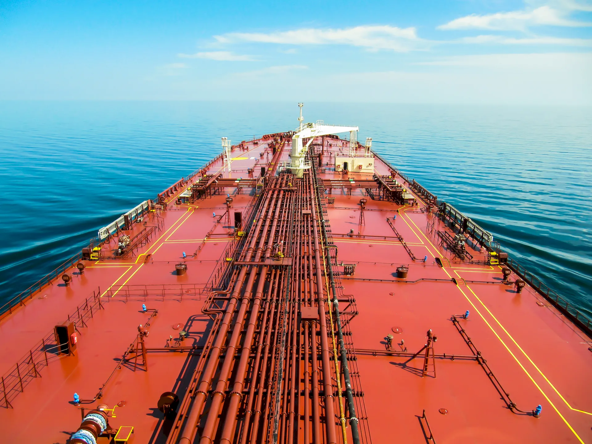 A vessel managed by MPK Shipping at sea
